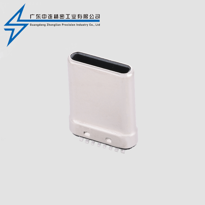TYPE C公头16P夹板拉伸护套单头