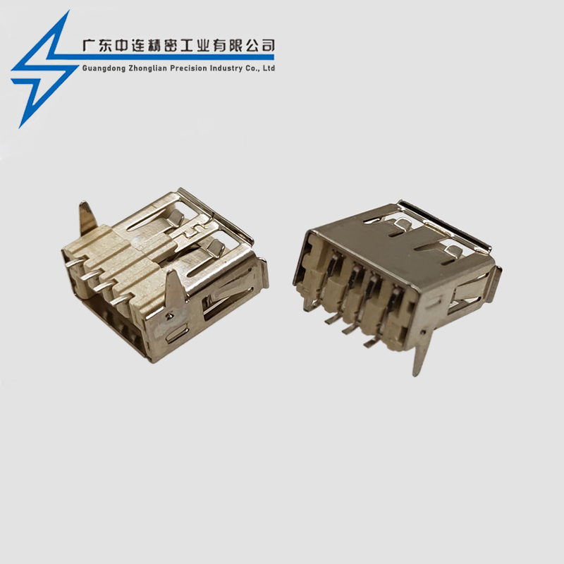 AF直脚端子SMT卷边LCP米色
