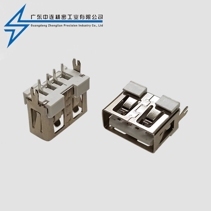 AF180度直插短体10.0直边