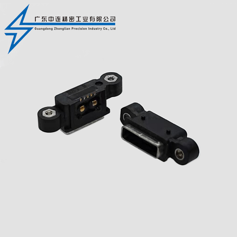 MICRO母座AB型螺丝孔 防水款