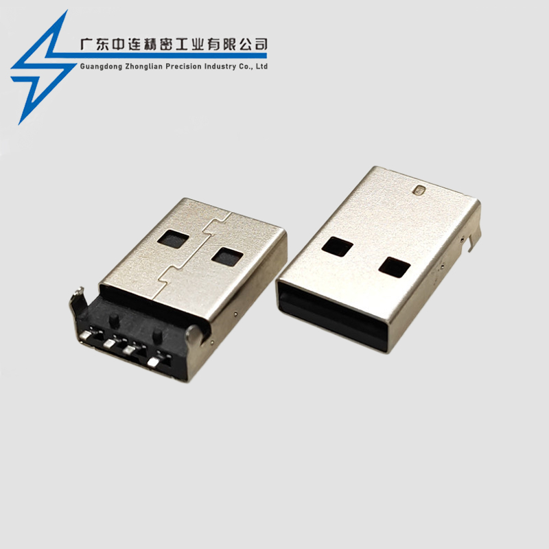 A公180度弯角有柱PBT黑