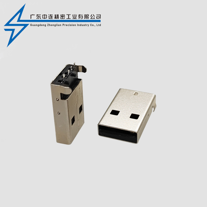 A公180度弯角有柱PBT黑