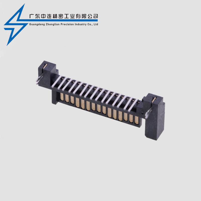 SATA15P单塑90度公座带两个鱼叉