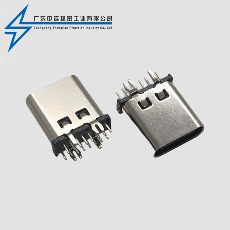 TYPE C母座16P10.0直插