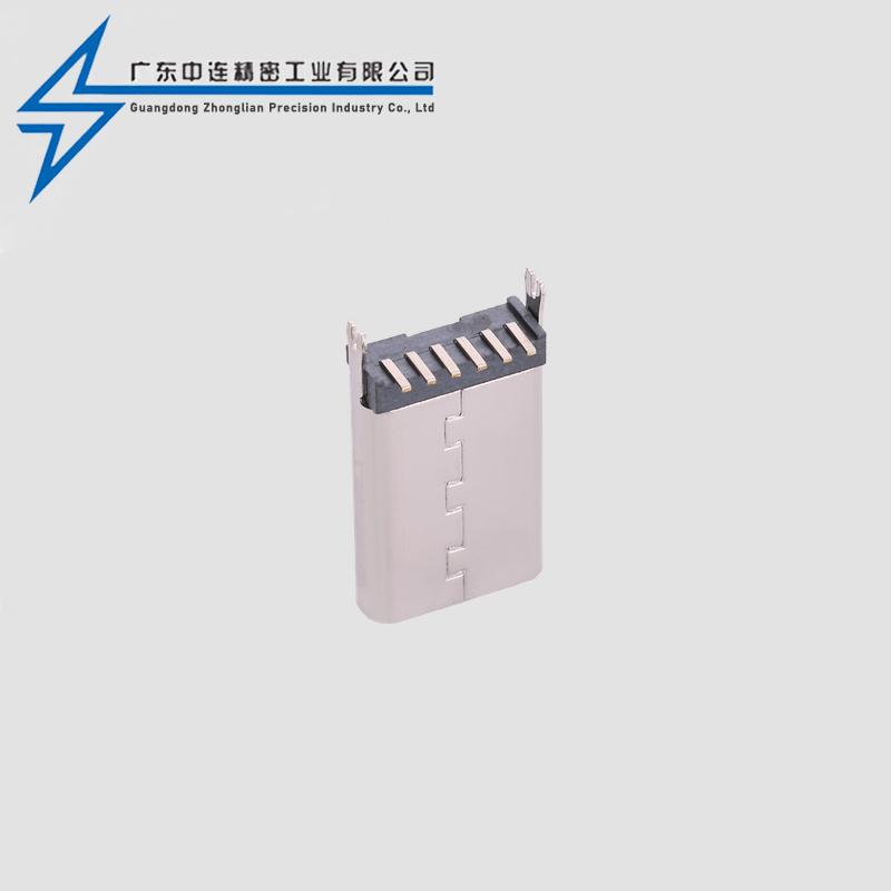 TYPE C母座6P立贴13.1-13.7-15.0