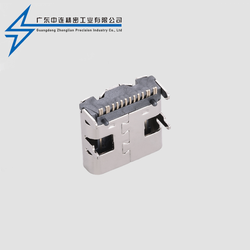 TYPE C母座16P板上8.35