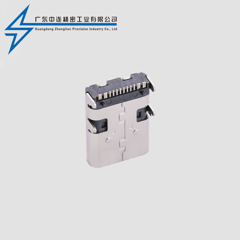 TYPE C母座16P板上SMT9.5-10.0-11.7-12.2