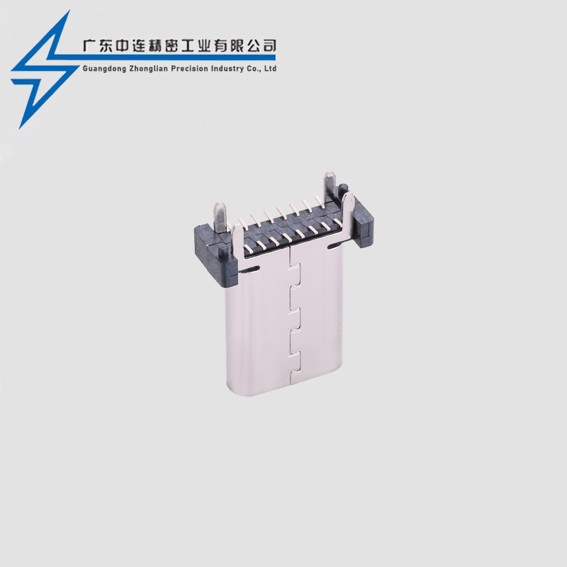 TYPE C母座16P立贴12.4-13.1-13.7-15-17.5-18.5