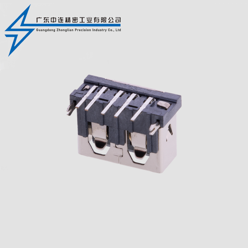 AF10.0后插后插6.5H直边黑胶带开关PIN
