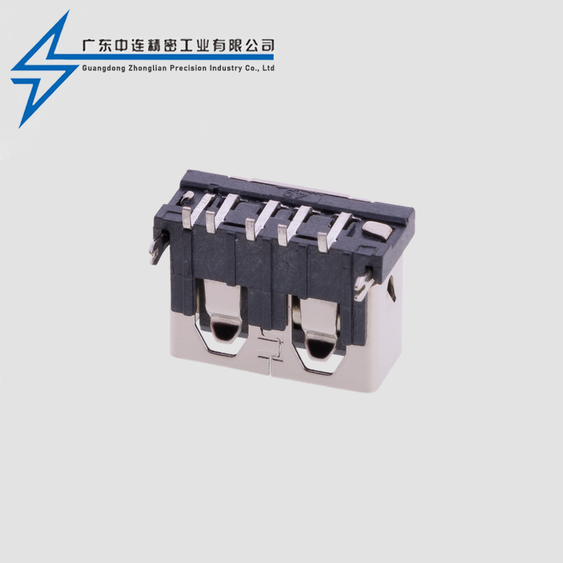 AF10.0后插后贴6.5H黑胶带开关PIN