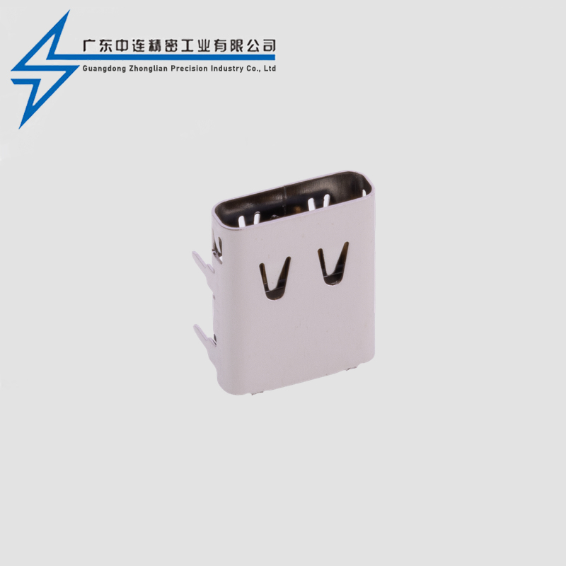 TYPE C母座24P前插后贴四脚插L=11.20