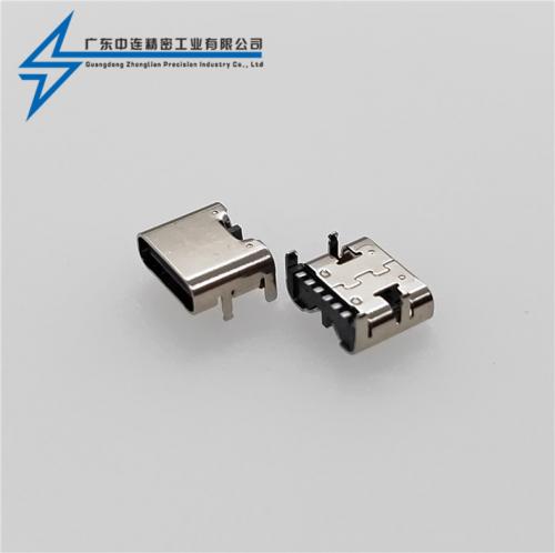 ZL-228 TYPE C母座单排6P SMT