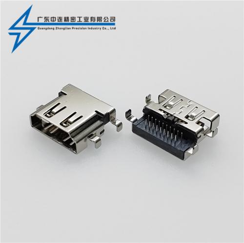 ZL-376 HDMI A TYPE沉板母座