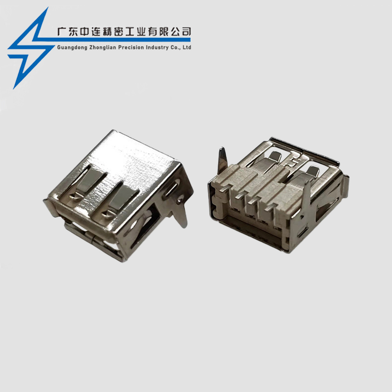 AF直脚端子SMT卷边LCP米色