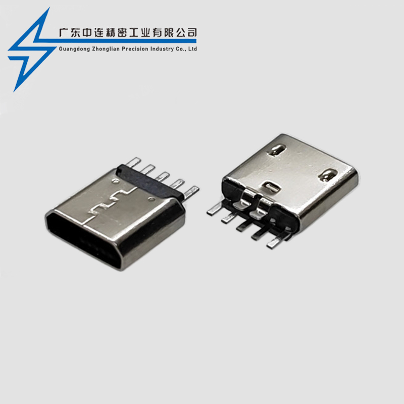 MICRO母座夹板1.0直边