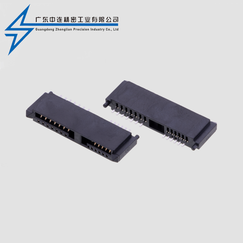SATA7+6P母座180度H7.0