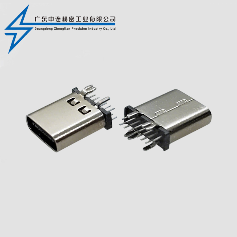 TYPE C母座16P10.0直插