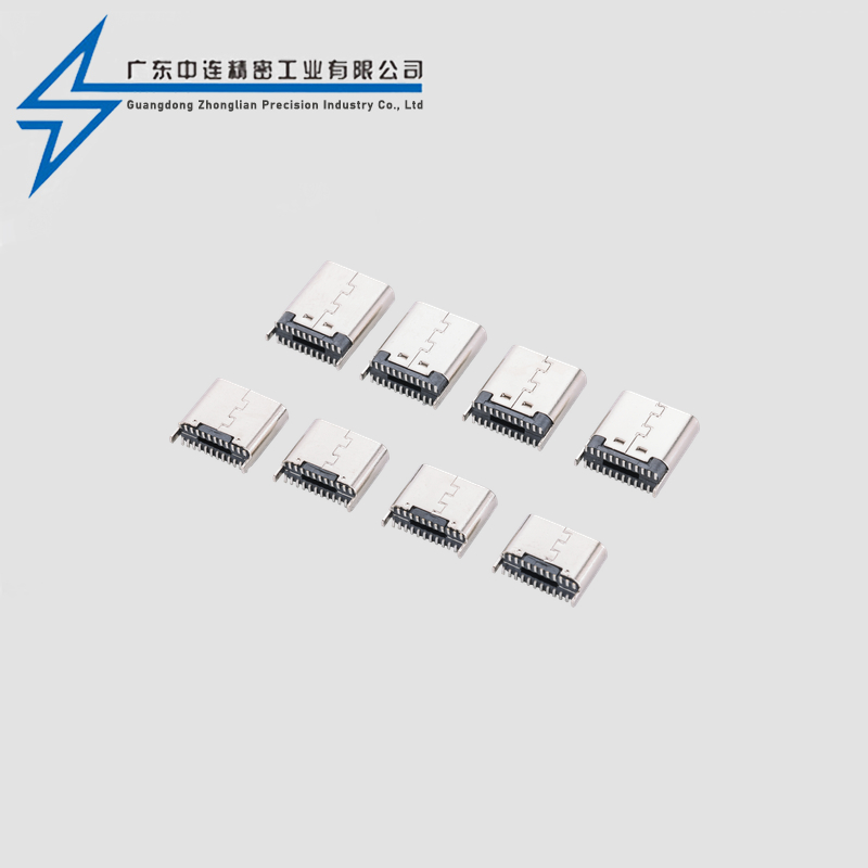 TYPE C母座24P立贴5.8-6.5-6.8-7.3-8.9-9.3-10-10.5H